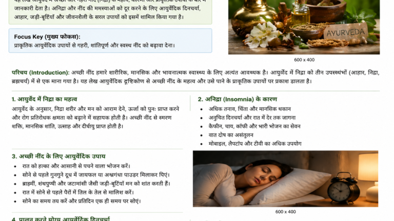 for good sleep